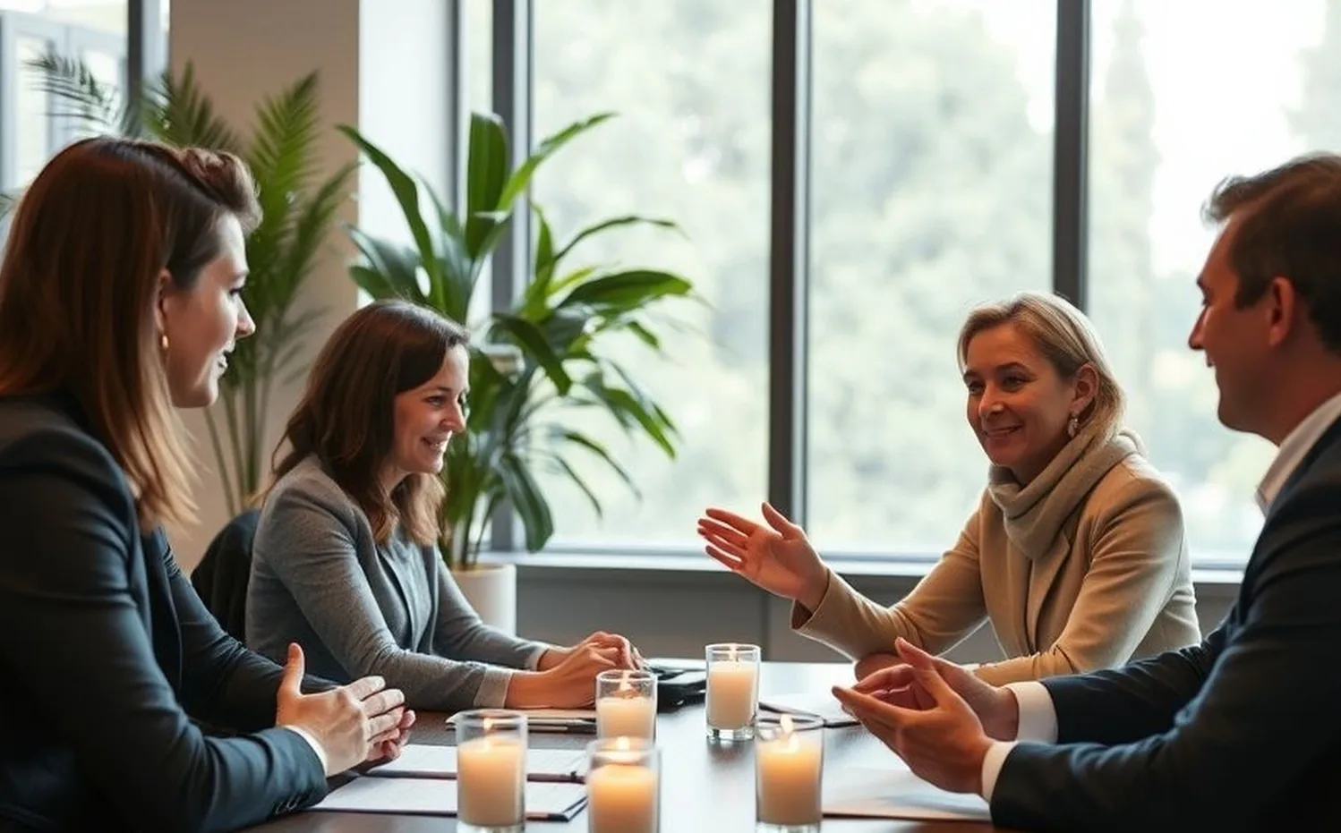 Business coaching session with entrepreneur
